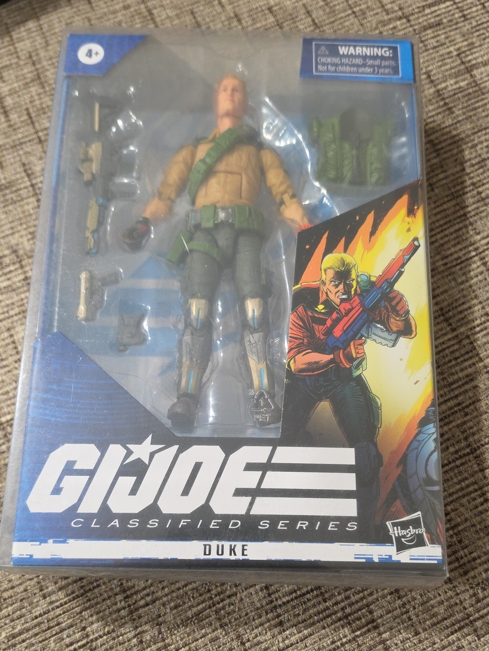 Hasbro G.I. Joe Classified Series Duke Action Figure - Tan & Green